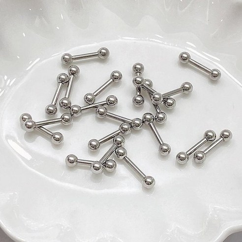 (30pcs) 젤루나 써지컬 바벨 볼 기본 피어싱