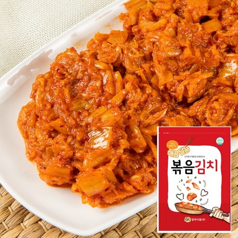 일미 미니 볶음김치 3kg +택배건당 1개 용기증정, 1kg, 1세트