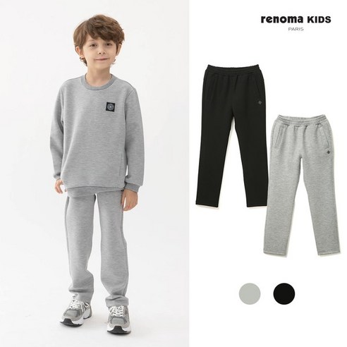 [레노마키즈] 남아TR 일자 팬츠 블랙 (R2231P224_02)