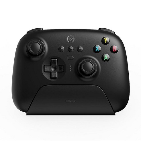 8BitDo Ultimate 2.4g 무선 게임 컨트롤러 PC Android macOS Apple TV, Black, 1개