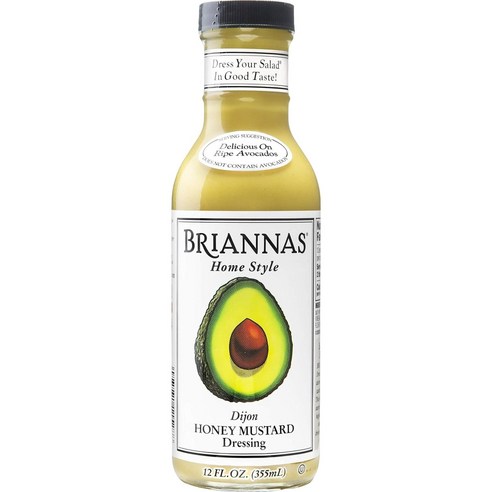 브리아나스 허니 머스타드 드레싱 디종 글루텐 프리, 355ml, 1개