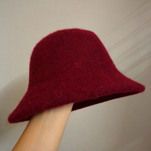 두께감있는 모직 벙거지 버킷햇 6color