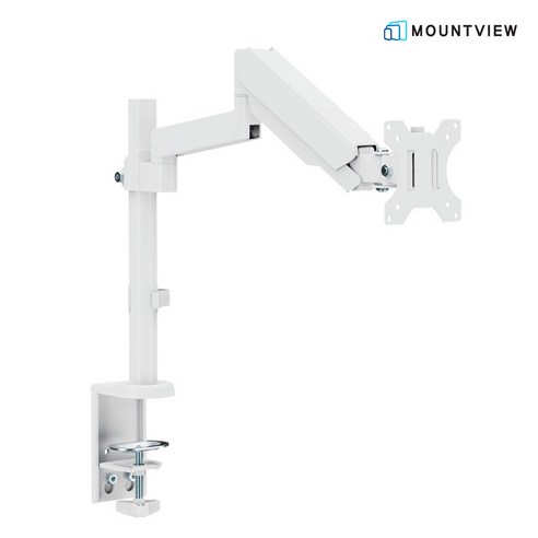 좁은 책상, 답답한 시야? 마운트뷰 모니터 암으로 넓고 편안한 나만의 공간을! 사이즈오브모니터암