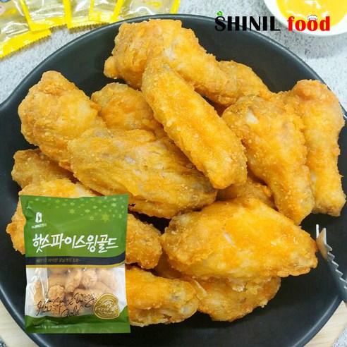 마니커 핫스파이스 윙 골드, 1kg, 24개