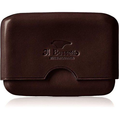 일부세토 Slide 가죽 카드 케이스 dark brown