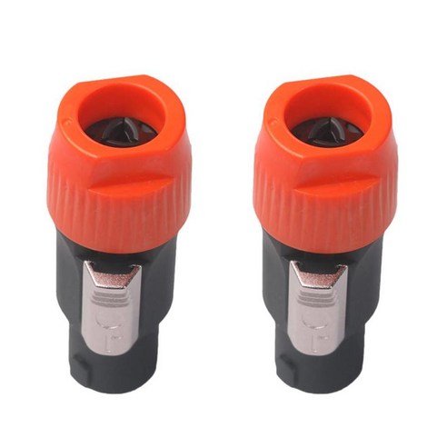 2개 4극 NL4FC 커넥터, 레드, 68.5x29.5mm, 아크릴로 니트릴 부타디엔 스티렌 플라스틱