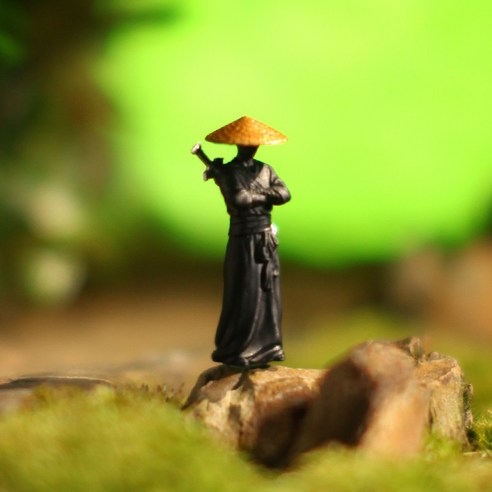 닌자 피규어 검객 사무라이 인테리어 차량용 장식 당일발송, 1개, A