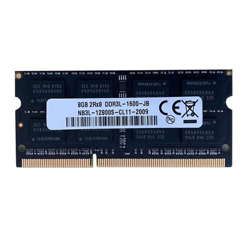 DDR3 8GB 노트북 RAM 메모리 1600MHz PC3-12800 1.35V 204 핀 Sodimm 지원 듀얼 채널 Intel AMD 노트북 메모리, 보여진 바와 같이, 하나