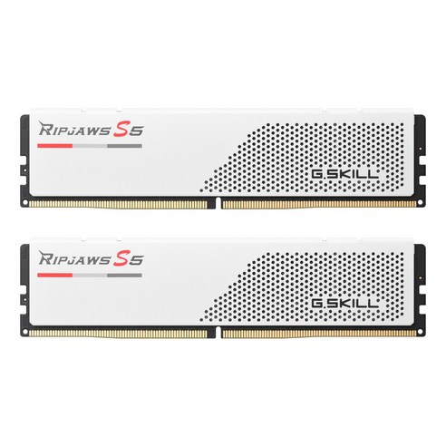G.SKILL DDR5-6000 CL30 RIPJAWS S5 J 화이트 패키지 (32GB(16Gx2))