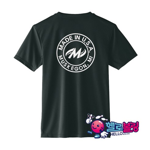 스타일과 기능성을 겸비한 모티브 USA 라운드 볼링 티셔츠로 볼링을 더욱 즐겁게!