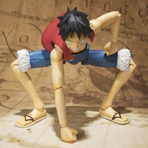 반다이 원피스 SHF 몽키D 루피 피규어, 1개