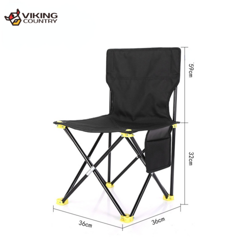 VIKING 캠핑의자 이지 카모플라주, 미디엄블랙