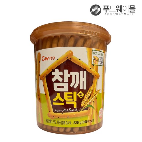 청우 참깨스틱 진 220g (큰사이즈), 1개