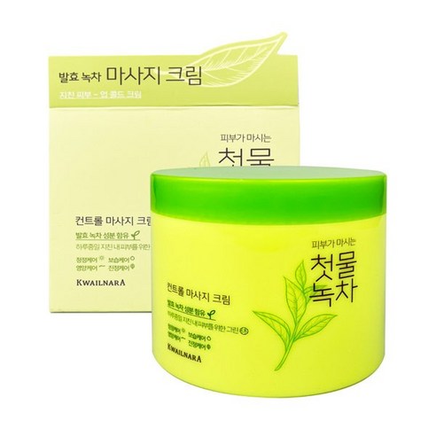 과일나라 첫물녹차 컨트롤 마사지 크림 300g -TJ 컨트롤마사지크림 마사지크림 맛사지크림, 1개