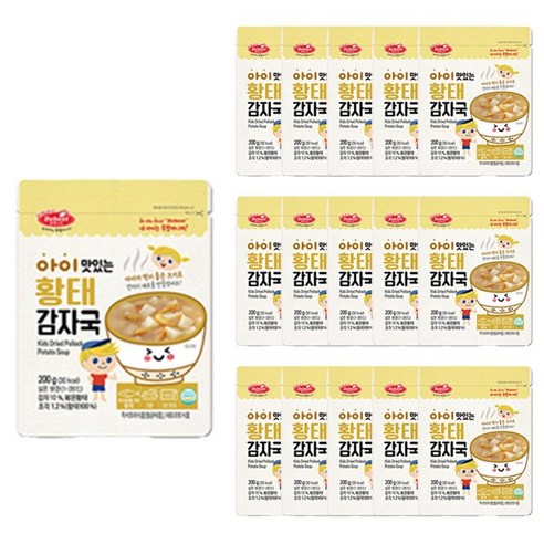 베베스트 아이 맛있는 아이국, 200g, 16개, 황태감자국
