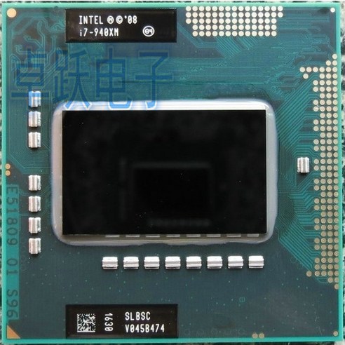 i713700k 탑익스트림 에디션 프로세서 인텔 i7 940XM SLBSC 2.1GHz 쿼드 코어 8MB 캐시 TDP 55W 노트북 CPU, 한개옵션0