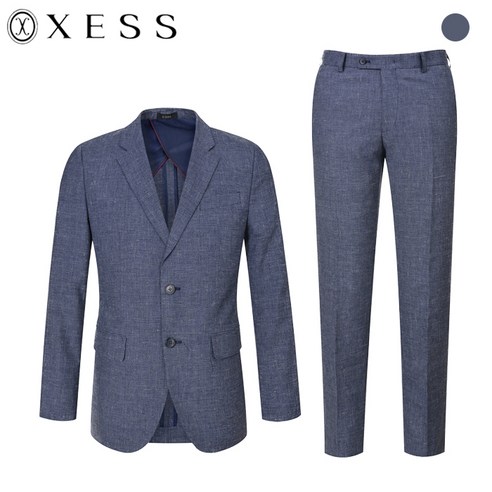 (제스) 마이크로체크패턴 슬림핏 정장세트 (X9BSU3915_S)