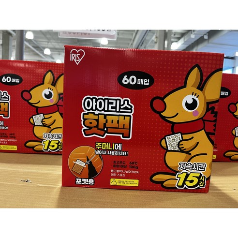 코스트코 따듯한 손난로 주머니 핫팩 100g 15시간, 10개