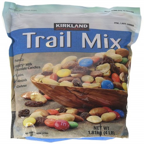 커클랜드 대용량 트레일 믹스 견과류 1.81kg KIRKLAND SIGNATURE TRAIL MIX, 1개