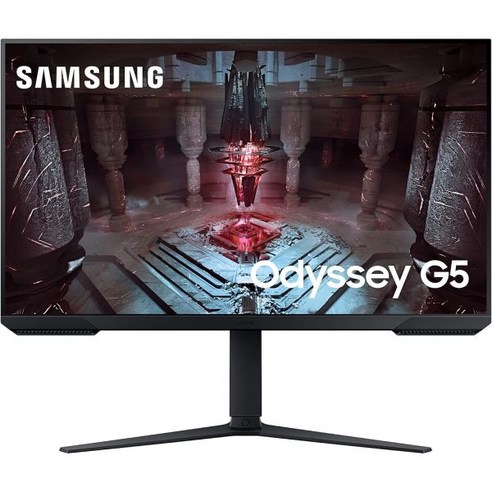 SAMSUNG 34 Odyssey G5 울트라 와이드 게이밍 모니터 1000R 커브드 스크린 165Hz 1ms FreeSync Premium WQHD LC34G55TWWNXZA, 27-inch_G51C (2023 model) | Fl