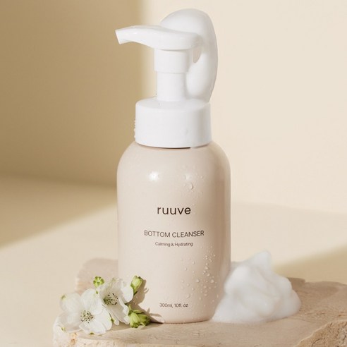 민감한 아기 피부를 위한 순하고 촉촉한 선택, 러베 아기 엉덩이 바디클렌저 무향