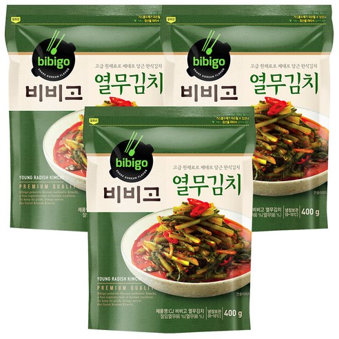 비비고 열무김치, 800g, 2개