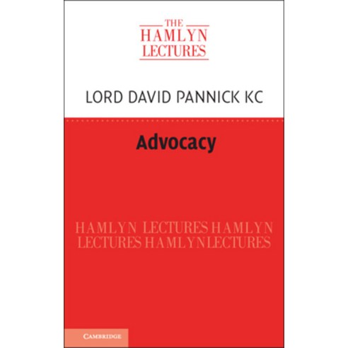 (영문도서) Advocacy Hardcover, Cambridge University Press, English, 9781009338103
