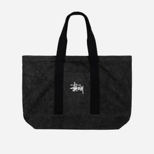 스투시 토트백 숄더백 라지백 로고 블랙 [국내매장판] CANVAS EXTRA LARGE TOTE BAG 가방 STUSSY