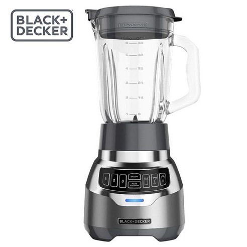 블랙앤데커 저소음 파워크러쉬 디지털 블렌더 쉐이크 스무디 퓌레 크러쉬 아이스 믹서기 BL1300DG-T, 기본