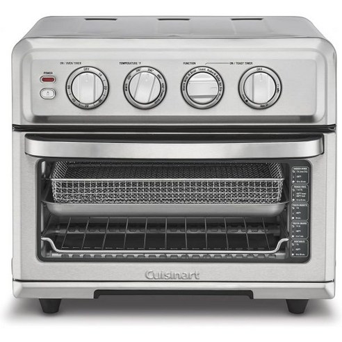 Cuisinart 289890 쿠시나트 에어 프라이어 + 컨벡션 토스터 오븐 8 1 오, Stainless Steel