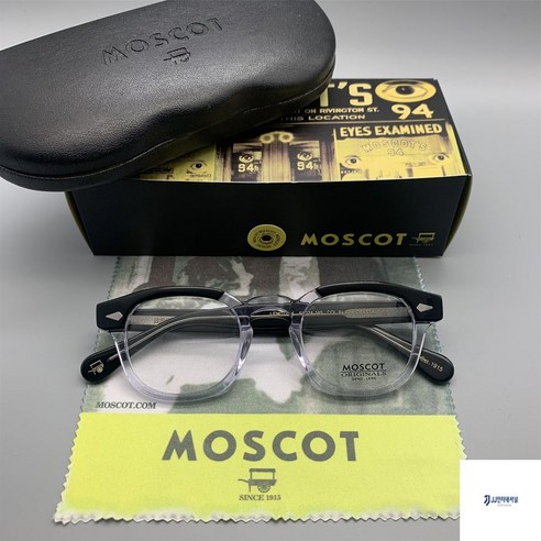 모스콧 MOSCOT 안경테 렘토시 남여공용 허영만 주단태 김구 뿔테안경