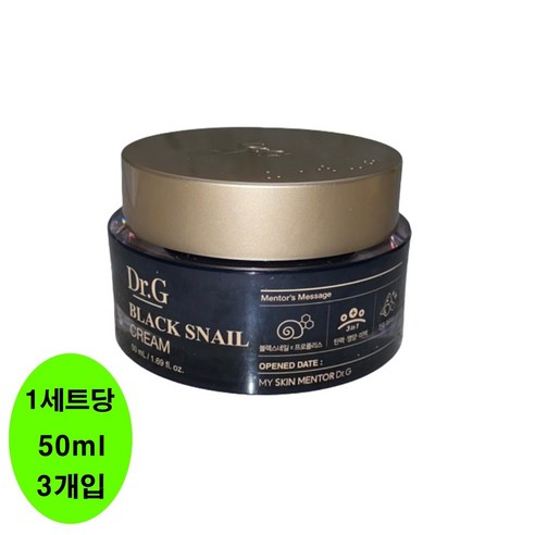 닥터지 블랙 스네일 크림, 150ml, 1개