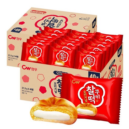 청우 오즈랜드 찰떡쿠키 오리지널, 860g, 2개