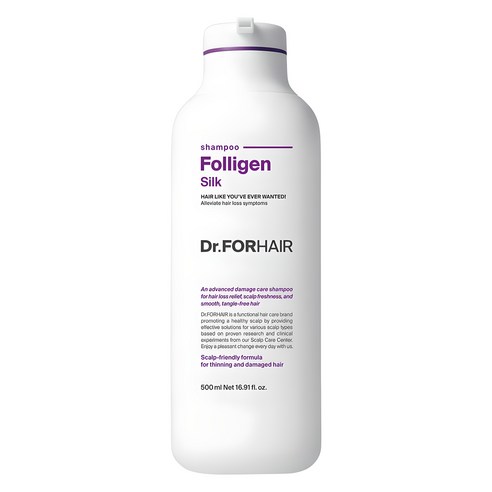 닥터포헤어 손상모케어 탈모증상완화 폴리젠 실크 샴푸, 500ml, 1개
