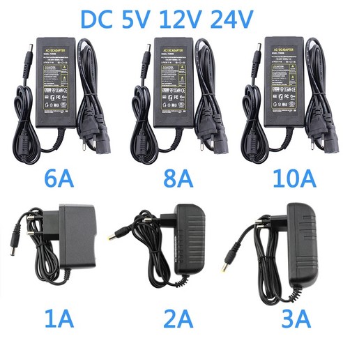 AC/DC 전원 어댑터 범용 충전기 EU 미국 영국 AU 플러그 어댑터 220V ~ 5, 81.DC 24V - 10A-US Plug