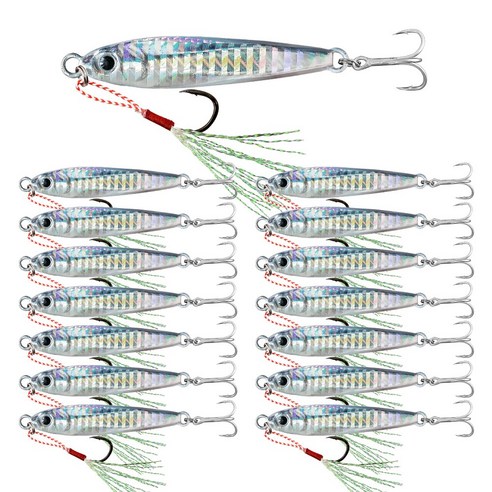 치승 오색 메탈지그(10g 15g 20g 30g 40g 60g)농어 삼치 우럭 배스 갈치 볼락 고등어, 30g-(15개입/세트), LSY-1, 1개