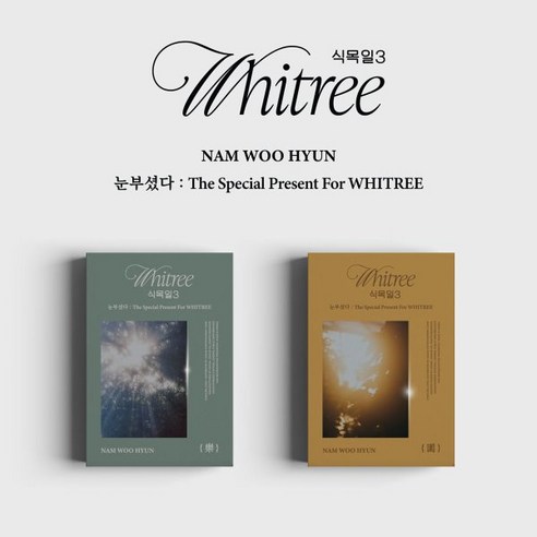 남우현 - 눈부셨다 : The Special Present For WHITREE (식목일 3 Live Ver.) [2종 SET] : 본 상품은 CD가 아니며...