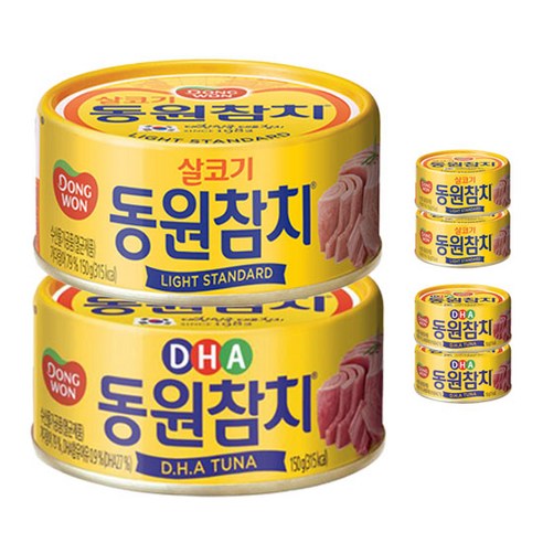 동원 참치 150g 6캔, 6개
