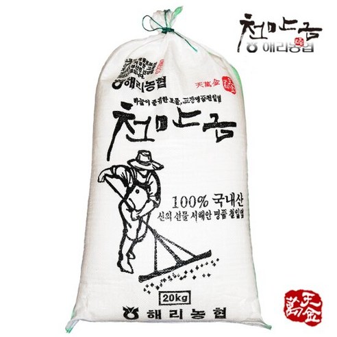 해리농협 고창 천만금 22년산 갯벌천일염 20kg, 1개