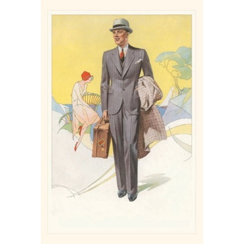 (영문도서) Vintage Journal The Well-Dressed Traveling Man Paperback, Found Image Press, English, 9781648113154