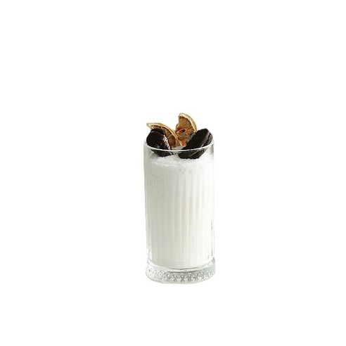 ANKRIC 커피잔 세트 Cafe American Latte 아이스 커피 컵 콜드 추출 모카 클래식 레트로 홈 스트라이프 글라스 컵, 터키 컵 대형 450ML