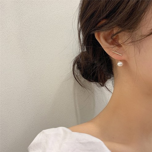 고전미와 현대성이 조화된 고품질 셀루앙드 투웨이 귀걸이