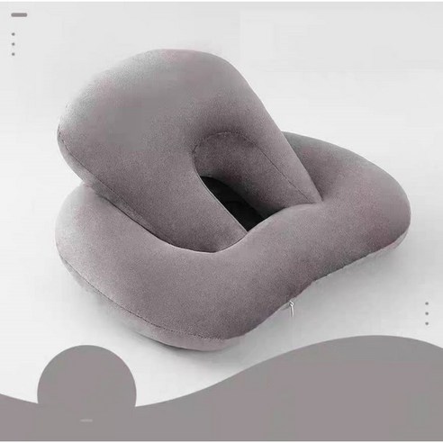 킹덤컴퍼니 책상 베개 사무실 낮잠 수면쿠션 팔저림방지, 그레이