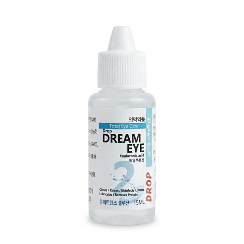 드롭 드림아이 히알루론산 수분 보습 윤활 렌즈습윤제 15ML, 15ml, 2개