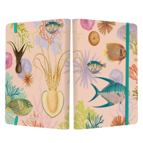 Art of Nature: Under the Sea Softcover Notebook: (Cute Stationery Gift for Girls Notebooks) Paperback, Insights, English, 9781647223830