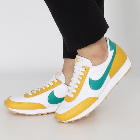 나이키 여성 Day 브레이크 데일리 운동화 빈티지 스니커즈 옐로우그린