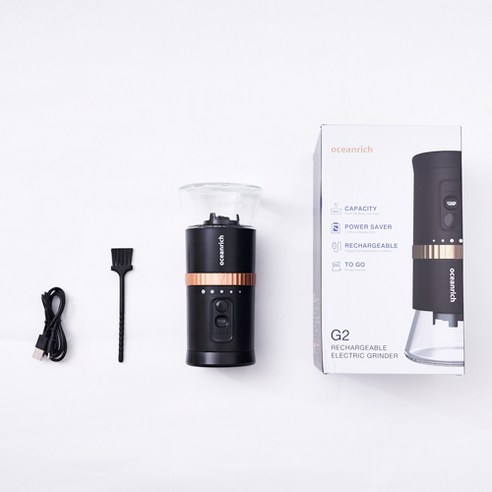 오션리치 전동 커피 원두 그라인더: 커피 애호가를 위한 완벽한 그라인더