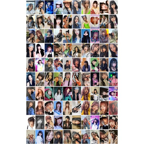 Minji Haerin 포카 100장 세트 새 앨범 포카 포토카드 도무송, Hanni100장