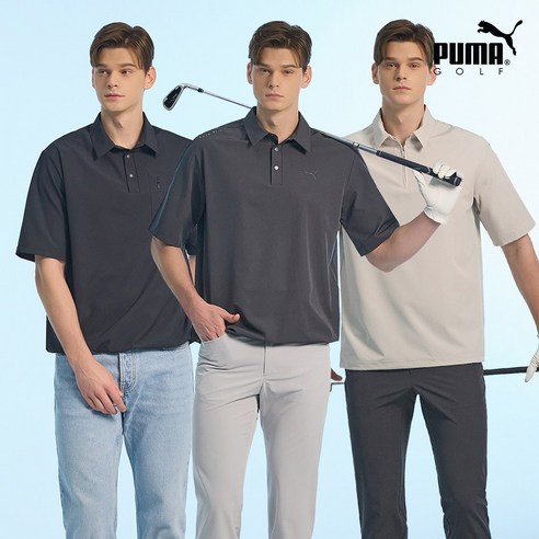 폴로셔츠 푸마골프 23SS 우븐 카라티셔츠 3종(남성) Best Top3