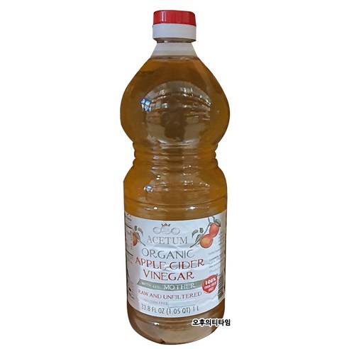 ACETUM 유기농 사과식초 1L /애플사이다천연발효, 1개